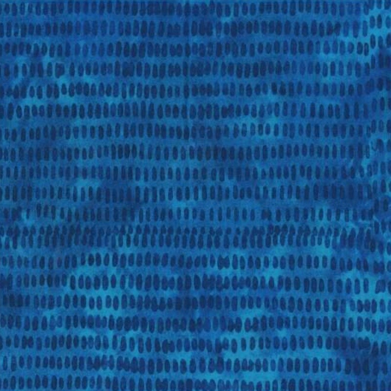 Oceania - Blue - 100% cotton print fabric