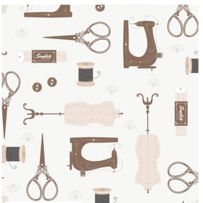 Simplicity Vintage - Sewing - 100% cotton print fabric