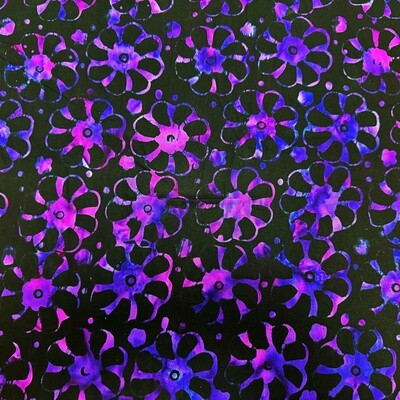 Purple Haze - Batik - 100% cotton print fabric