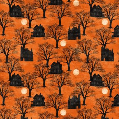 Full Moon (Halloween) - 100% cotton print fabric