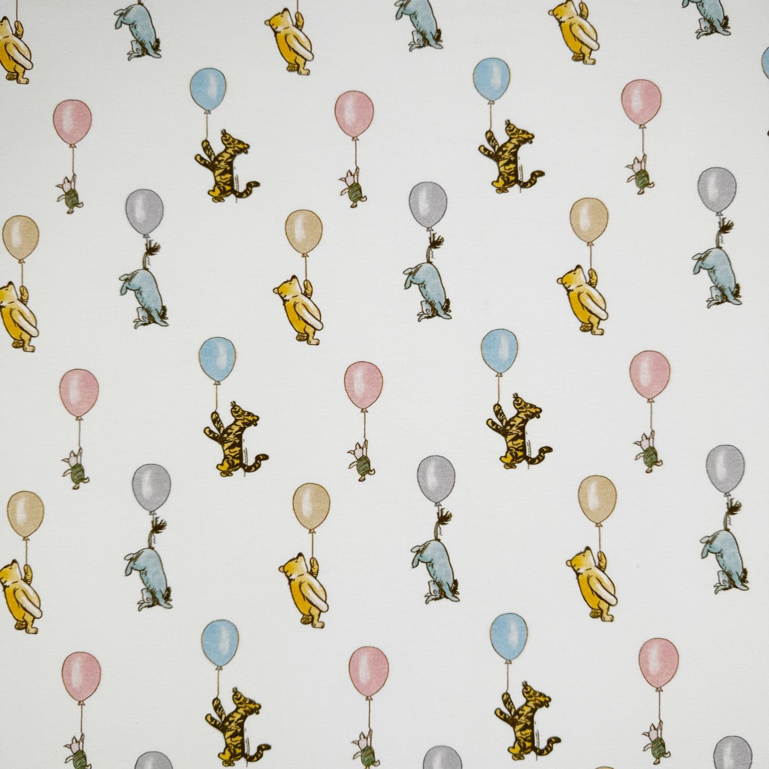 Winnie&#39;s Friends - Cream - Digital Printed Cotton Jersey