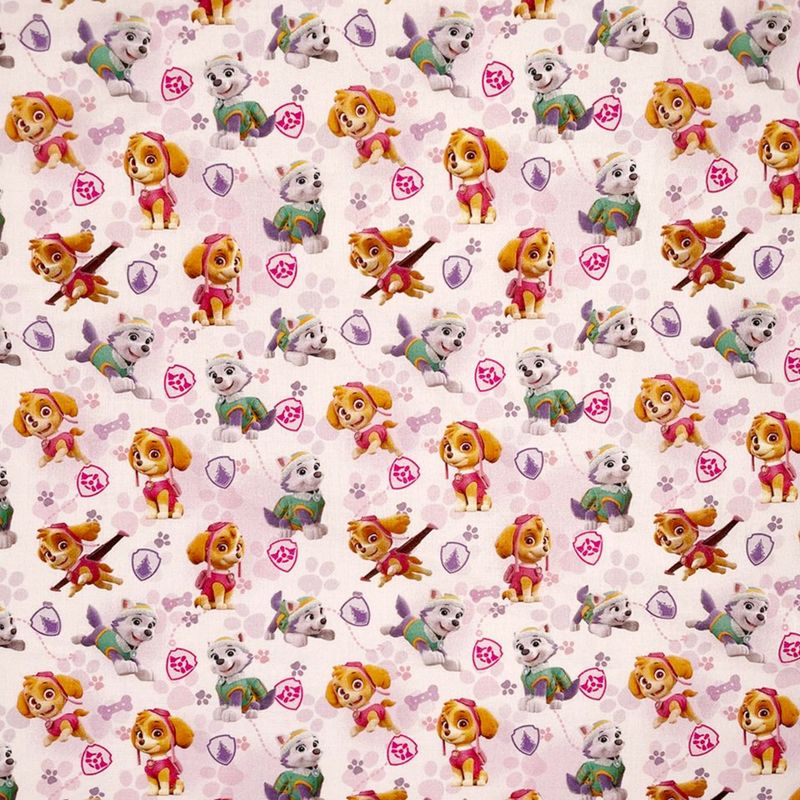 Paw Girl (Paw Patrol) - 100% cotton digital print fabric