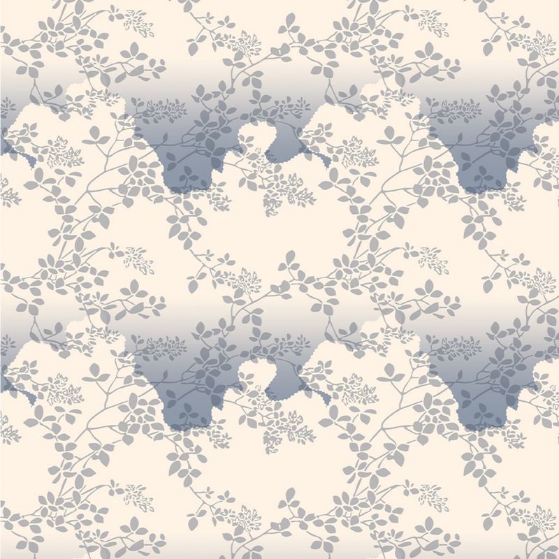 V&amp;A Serenity In Japan - Washi Leaves - 100% Organic Cotton Print Fabric