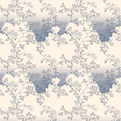 V&amp;A Serenity In Japan - Washi Leaves - 100% Organic Cotton Print Fabric