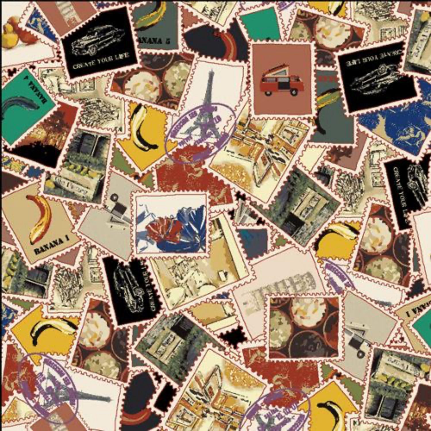 Dear Friends - Stamps - 100% Cotton