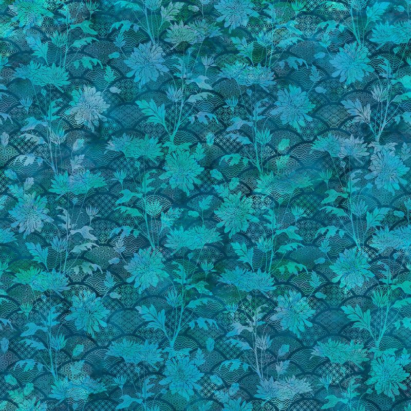 Oriental Garden by Jason Yenter - 100% premium cotton print fabric