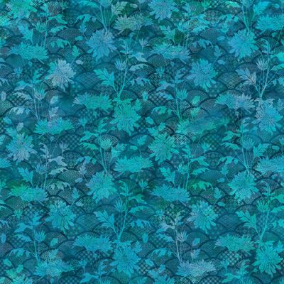 Oriental Garden by Jason Yenter - 100% premium cotton print fabric
