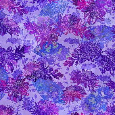 Oriental Garden by Jason Yenter - 100% premium cotton print fabric