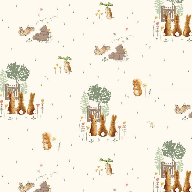 Peter Rabbit - Meadow Tails - Joyous Spring - Digital print 100% cotton fabric