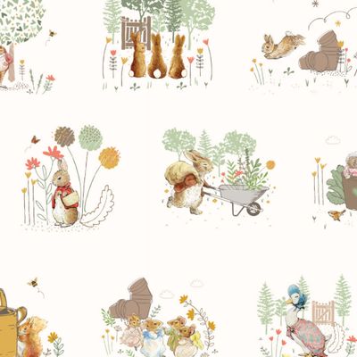 Peter Rabbit - Meadow Tails - Favourite Friends - Digital print 100% cotton fabric