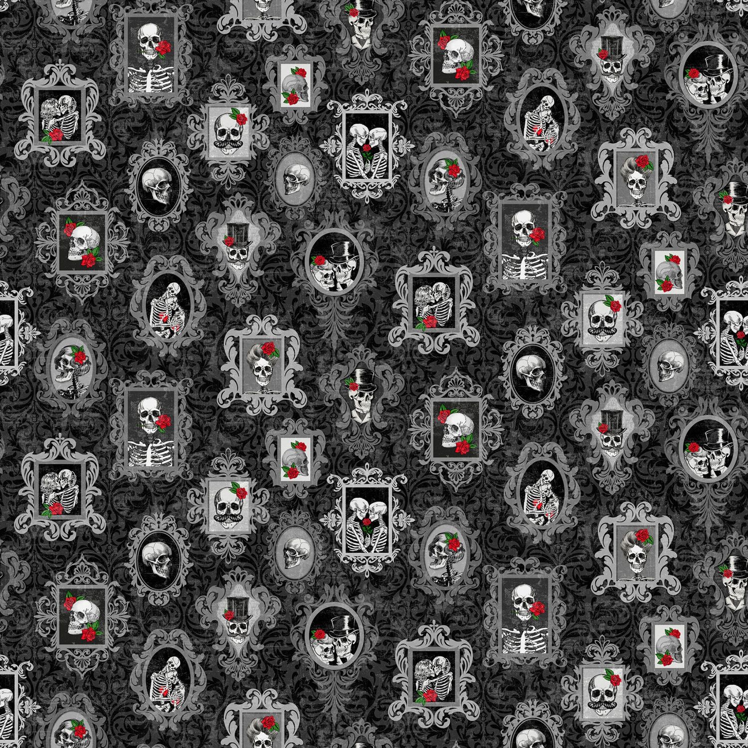 Till Death Us Do Part by Deborah Edwards - 100% cotton print fabric