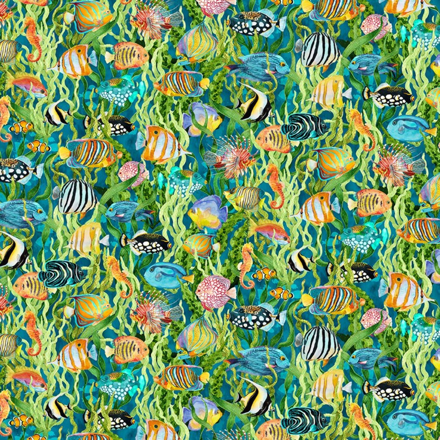 Calypso III by Jason Yenter - 100% premium cotton print fabric