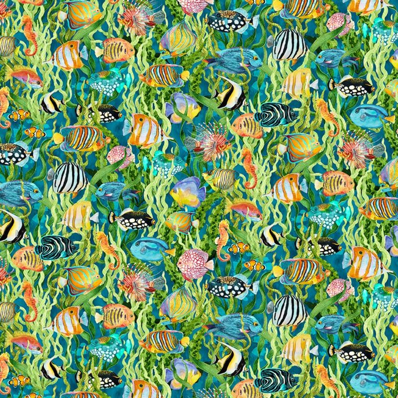 Calypso III by Jason Yenter - 100% premium cotton print fabric
