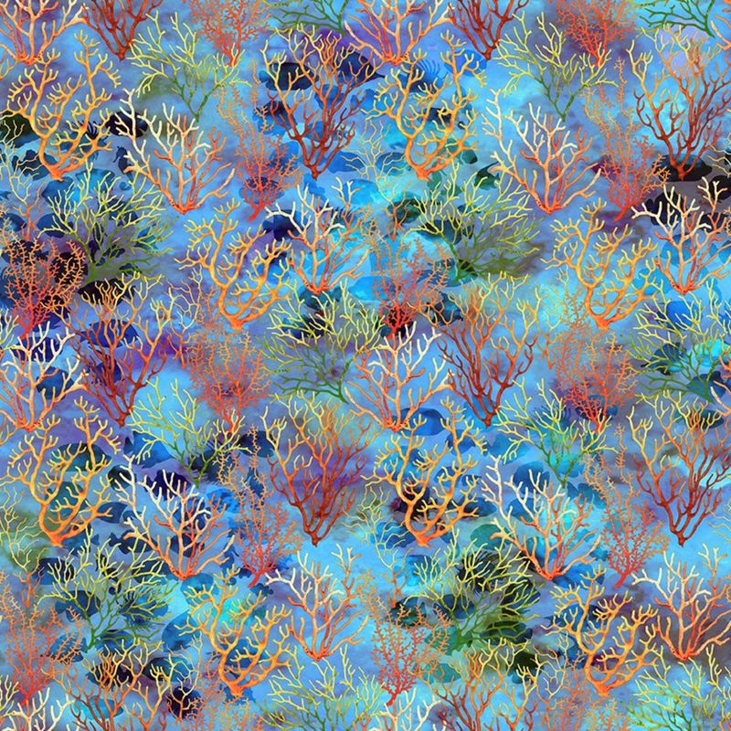 Calypso III by Jason Yenter - 100% premium cotton print fabric