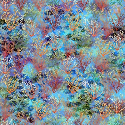 Calypso III by Jason Yenter - 100% premium cotton print fabric