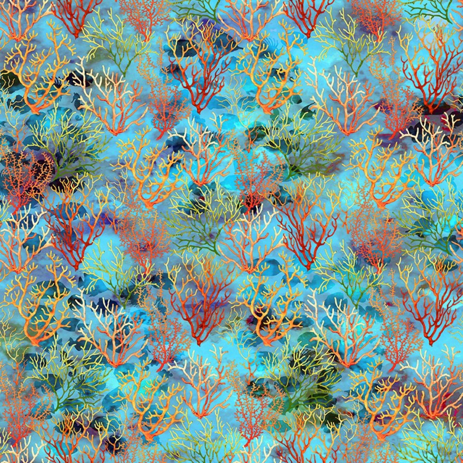 Calypso III by Jason Yenter - 100% premium cotton print fabric