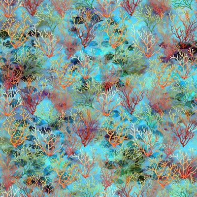 Calypso III by Jason Yenter - 100% premium cotton print fabric