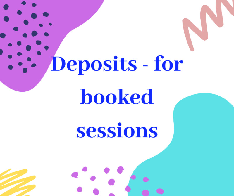Paint your own Pottery Deposit