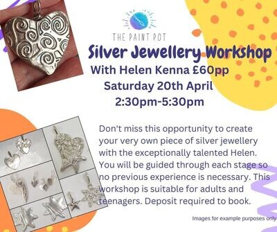 Silver Jewellery Workshop - DEPOSIT
