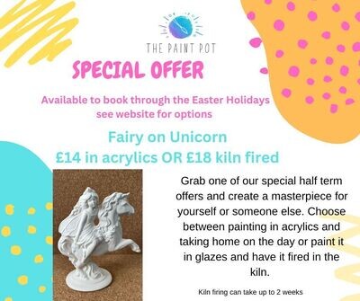 EASTER SPECIAL! Fairy on Unicorn