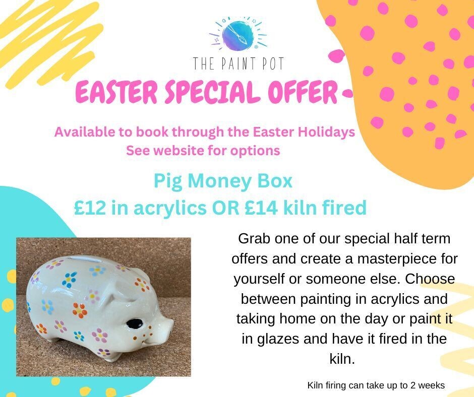 EASTER SPECIAL! Pig money box