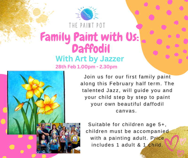 Family Paint with Us: Daffodil