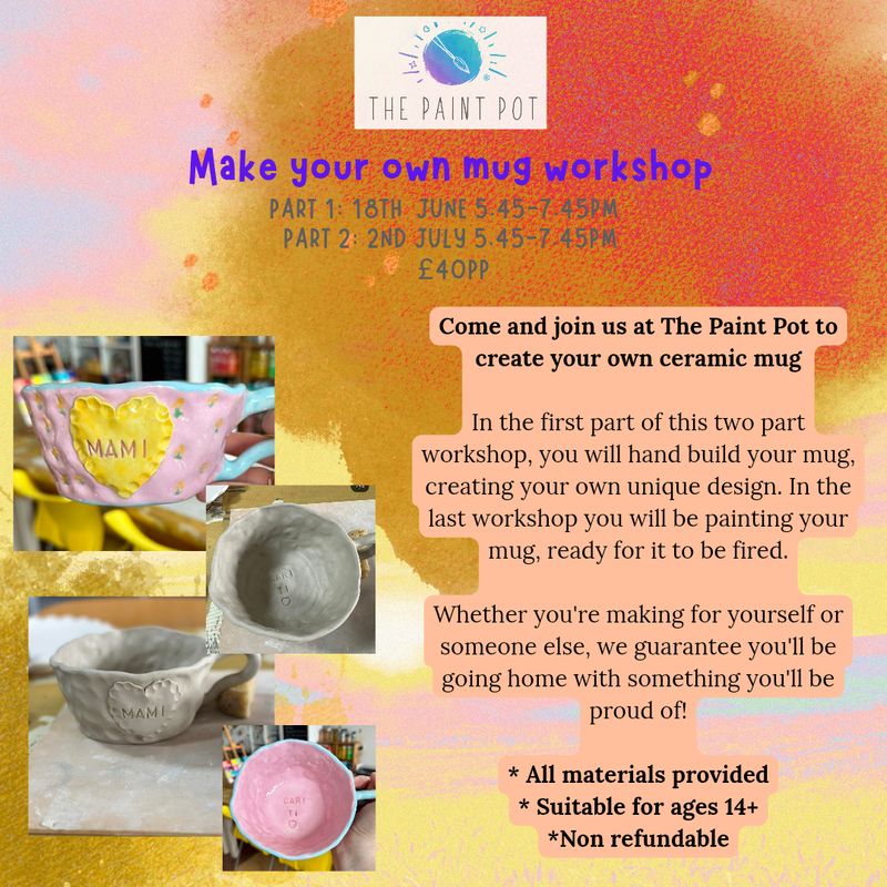 Make a mug workshop Make a mug workshop