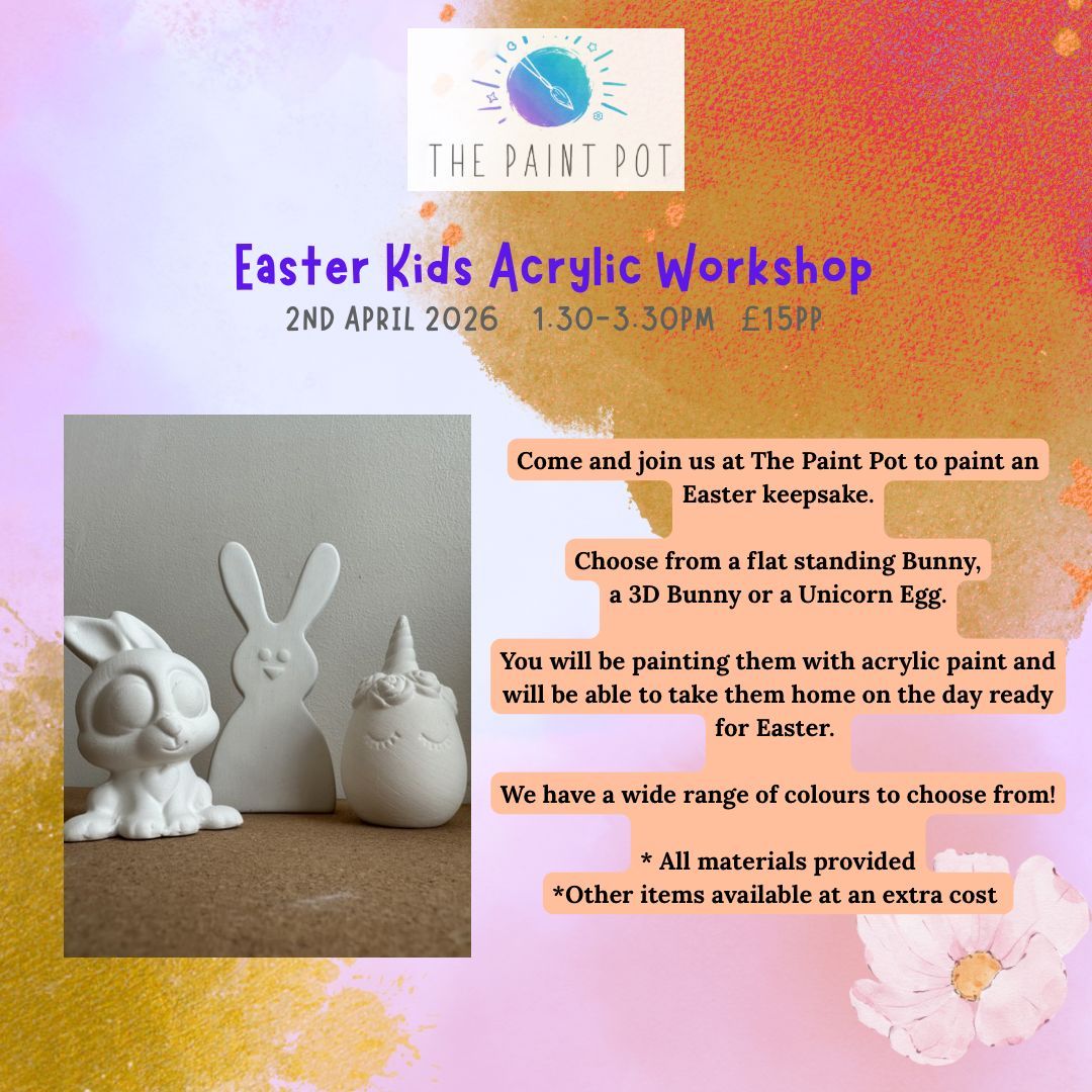 Easter acrylic workshop