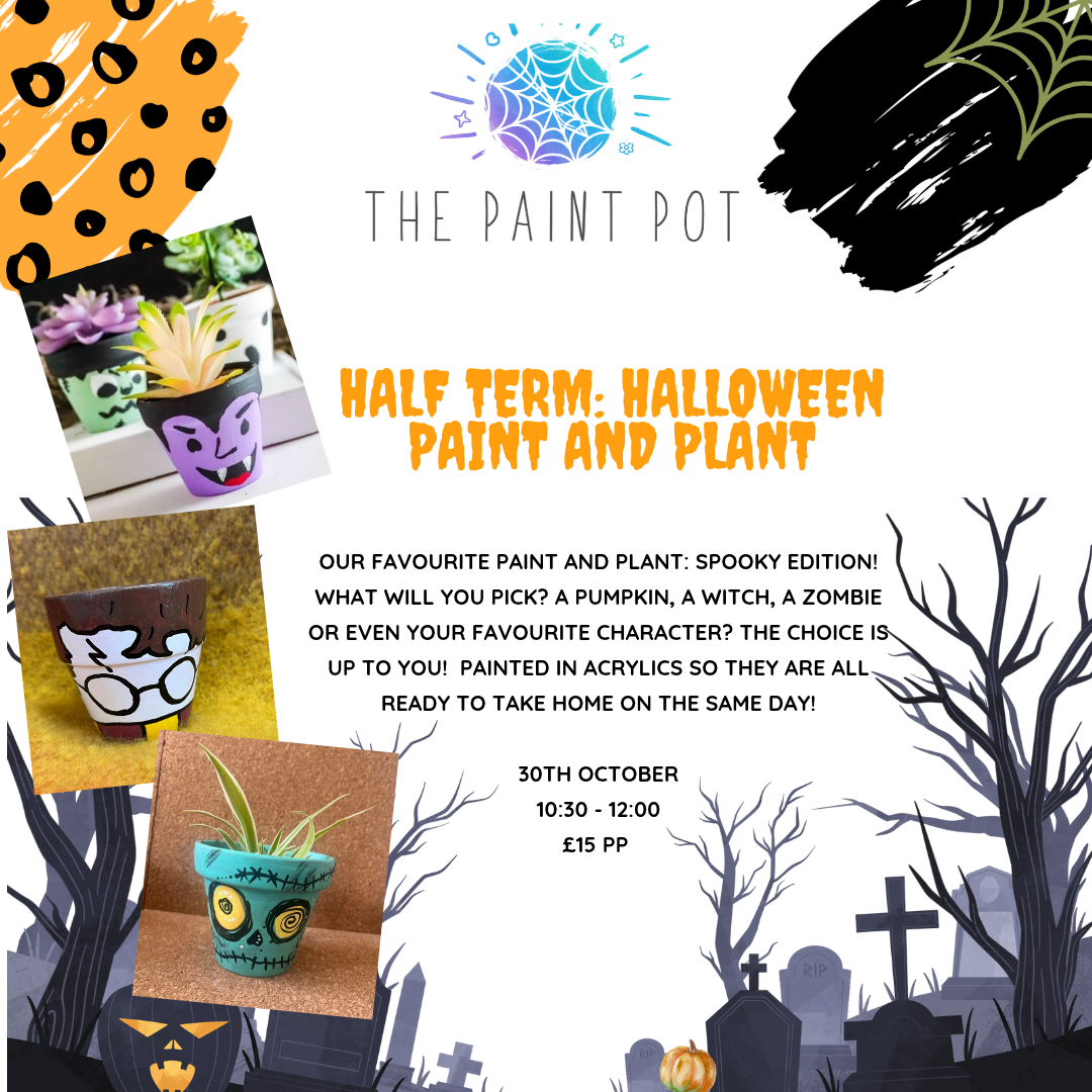 Halloween Paint and Plant
