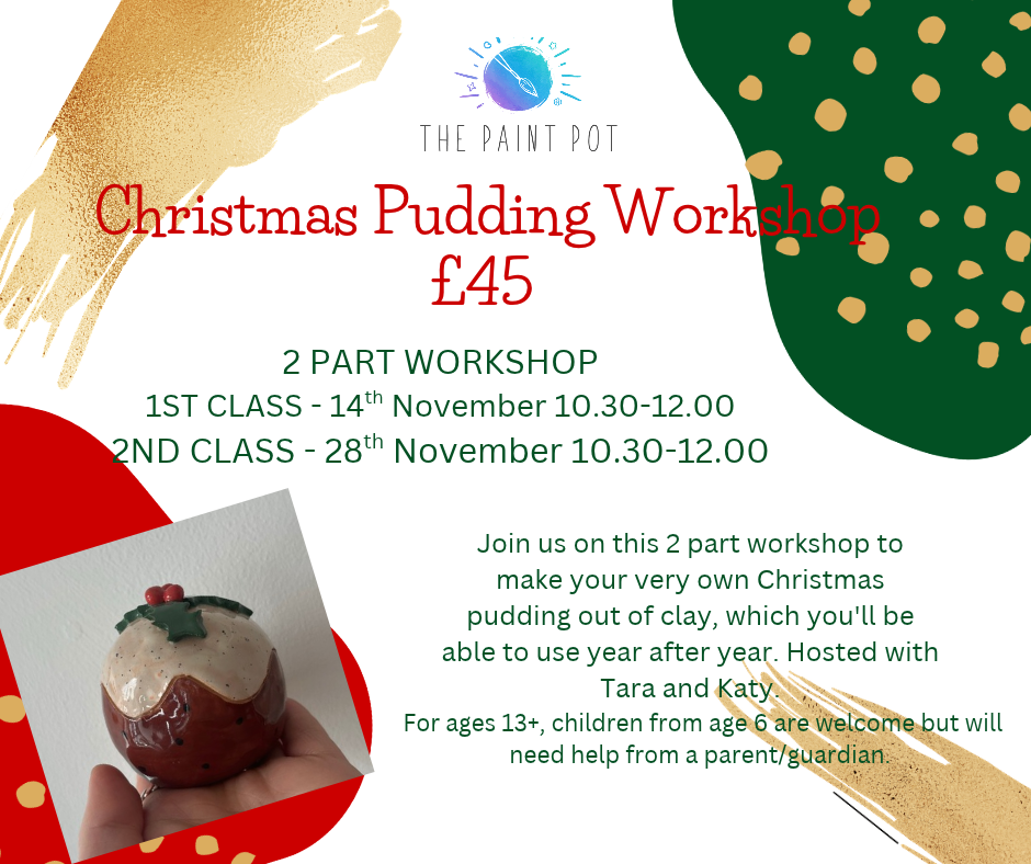 Christmas pudding workshop *SALE 25% OFF*