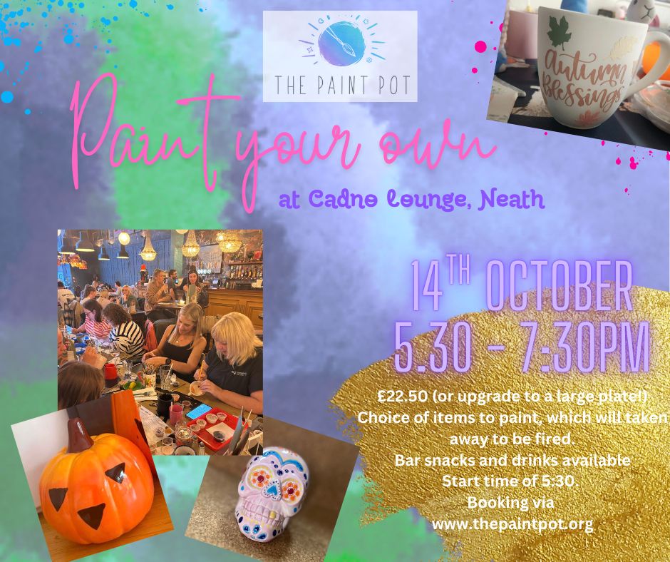 Cadno Lounge Pottery Painting - 14th October