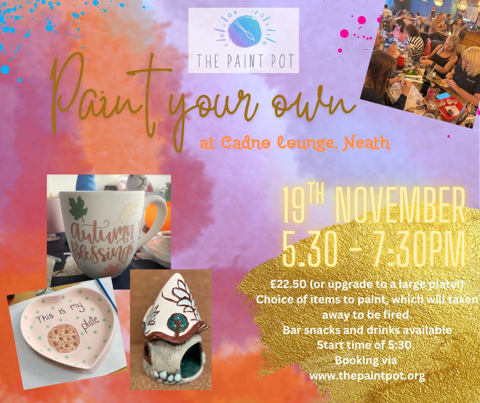 Cadno Lounge Pottery Painting - 19th November