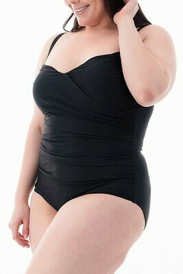 Stacia Ruched One Piece Swimsuit  