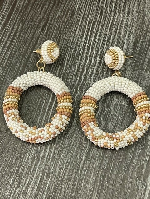 Elegantly Beaded Earrings