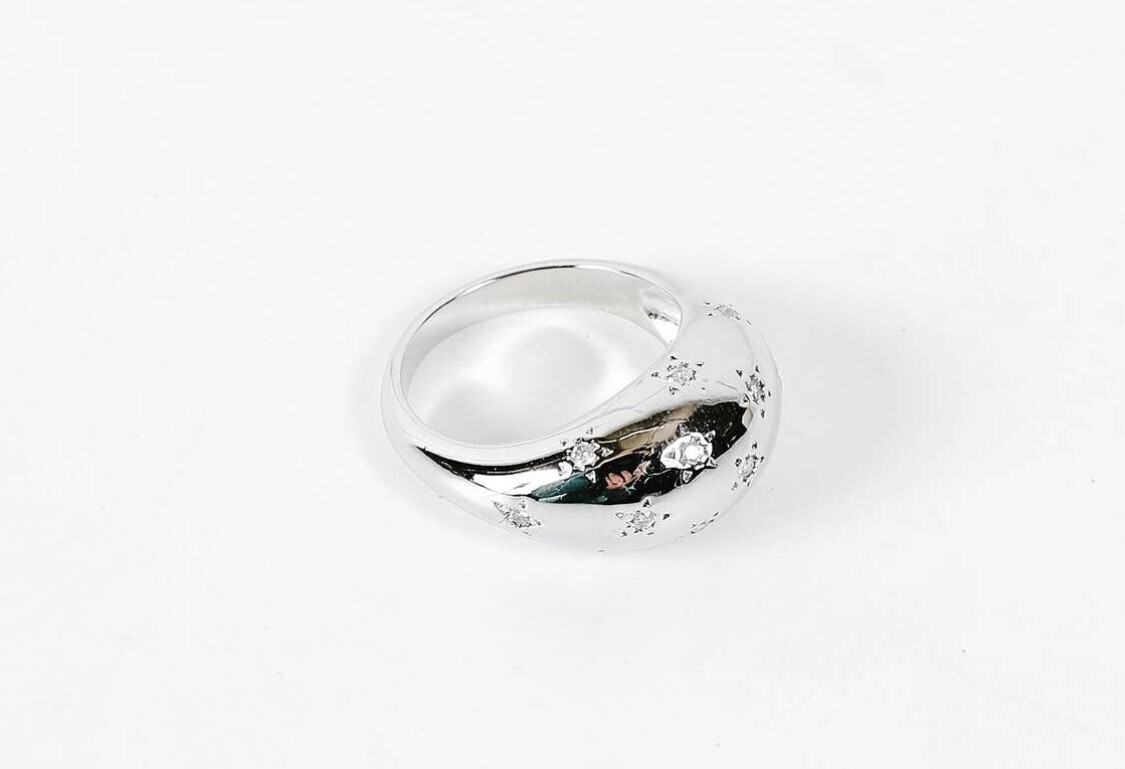 Dome Sparkle Ring