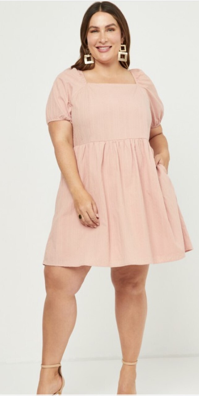 Pink Blush Mini Dress