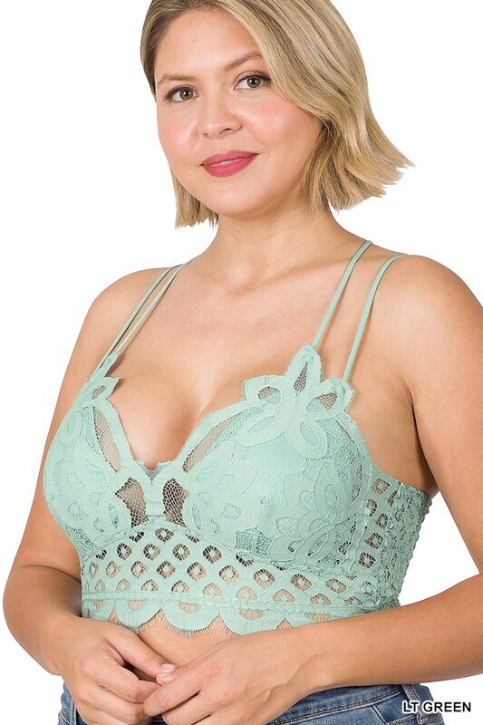 Curvy Crochet Lace Bralette