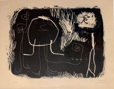 Joan Miro - Personnage Dans Le Soleil 00001