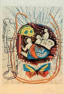 Salvador Dali - Papillon II Renaissance 00025