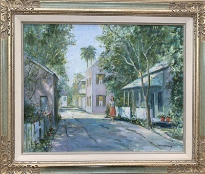 Emmett Fritz (1917 -1995) Spanish Street 00158