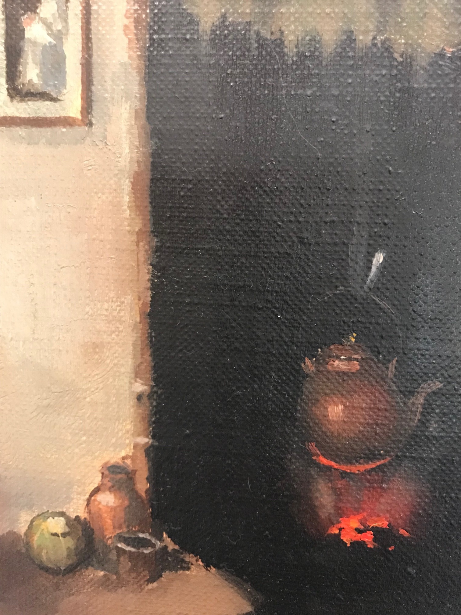 Hendrik Jan Neuland - Dutch Cottage Scene (SOLD)
