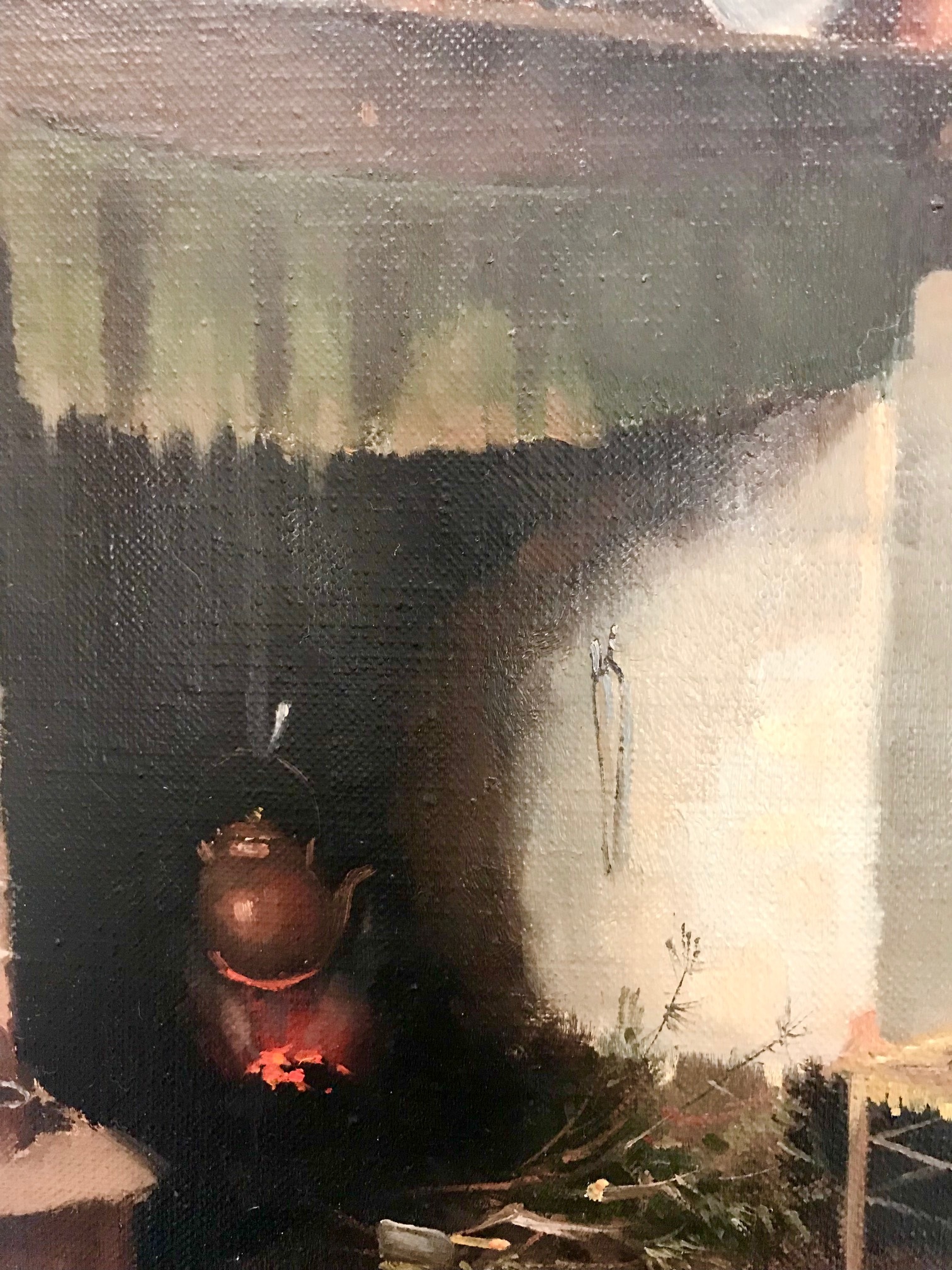 Hendrik Jan Neuland - Dutch Cottage Scene (SOLD)