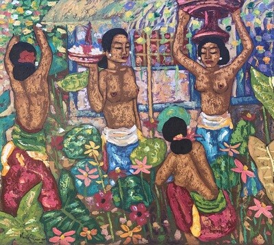 Manik Sumaretria - Balinese Flower Girls 00248
