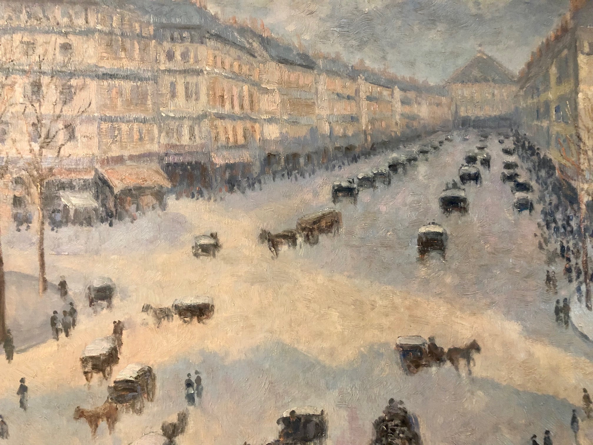 Jean Daumier - Parisian Winter Scene