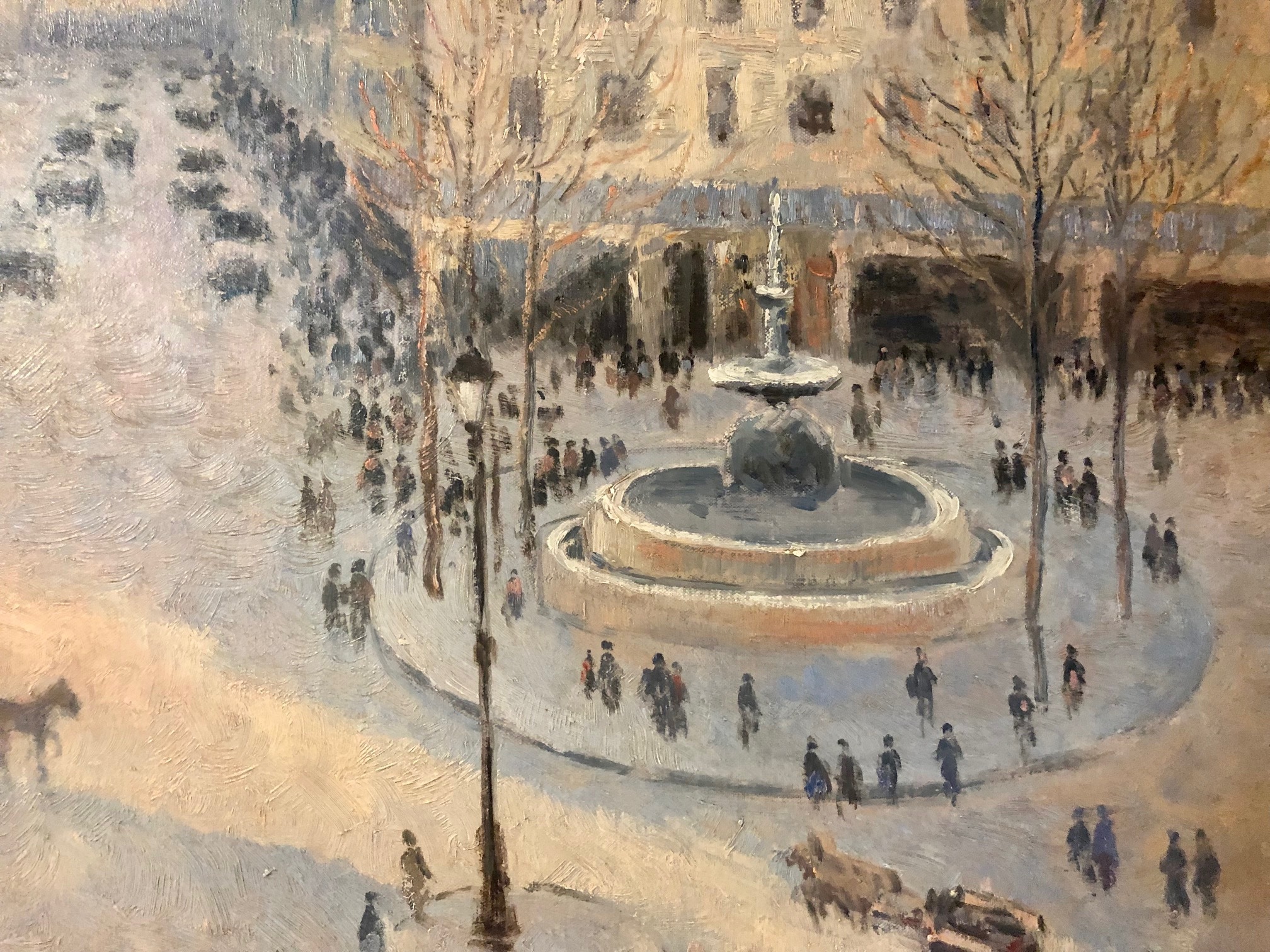 Jean Daumier - Parisian Winter Scene
