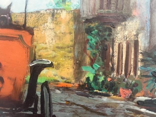Emmett Fritz - Orange Carriage on Aviles Street