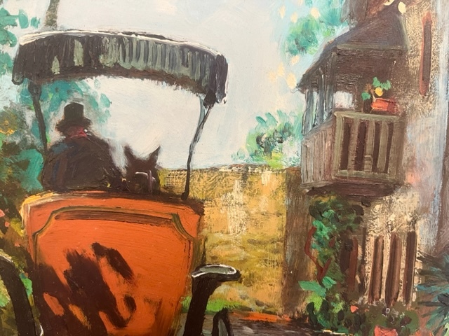 Emmett Fritz - Orange Carriage on Aviles Street