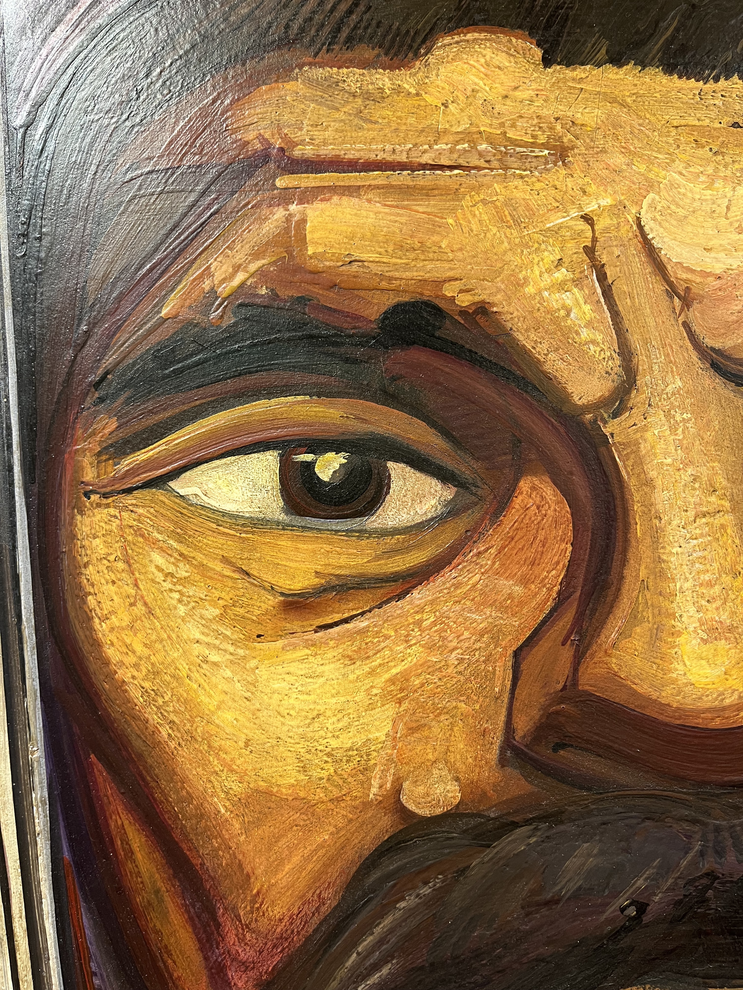 David A. Siqueiros -  Emiliano Zapata Original Social Realism Painting