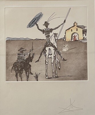 Salvador Dali - Don Quixote -Impossible Dream 00419