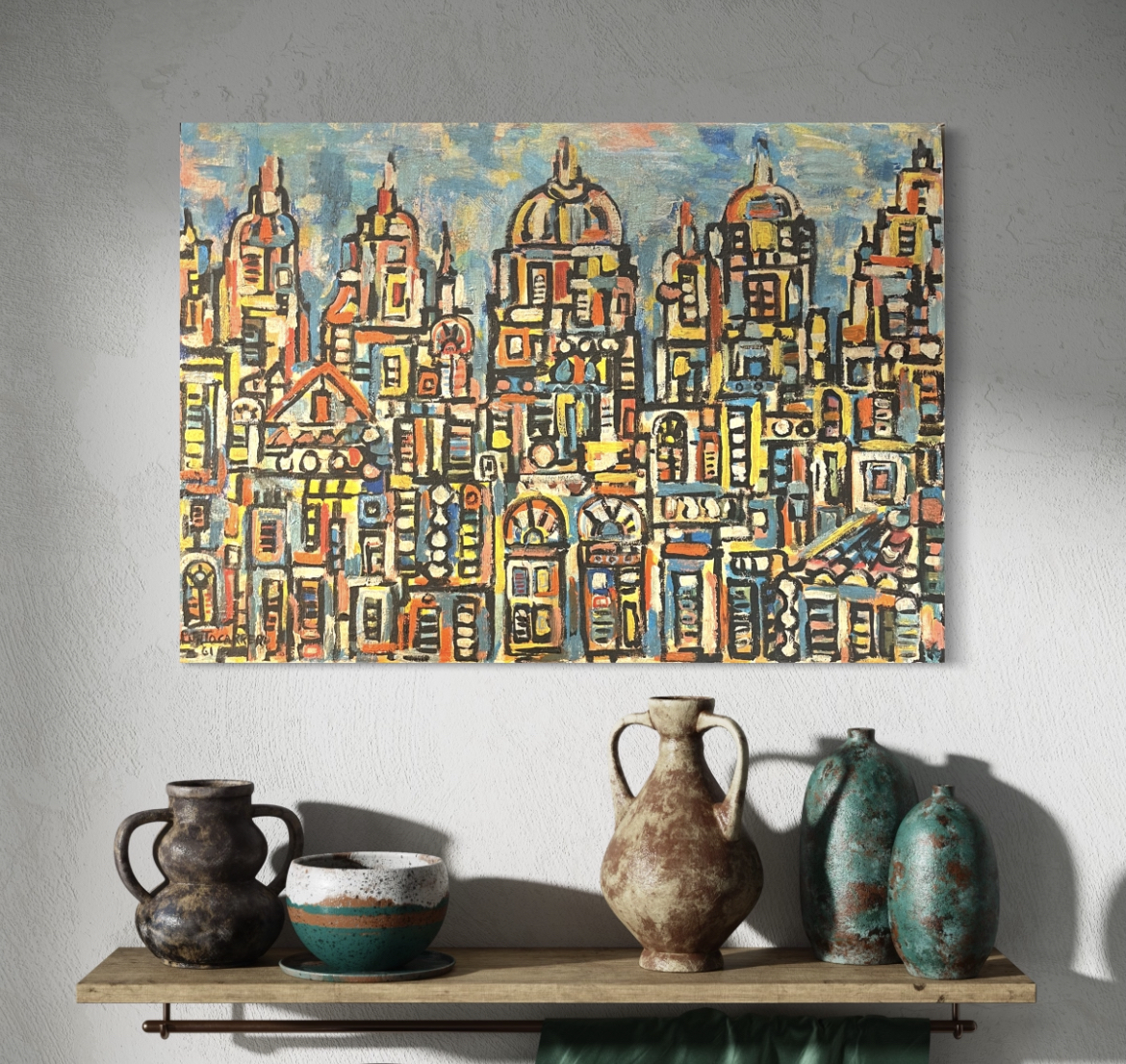 Rene Portocarrero -  Ciudad de la Habana, 1961